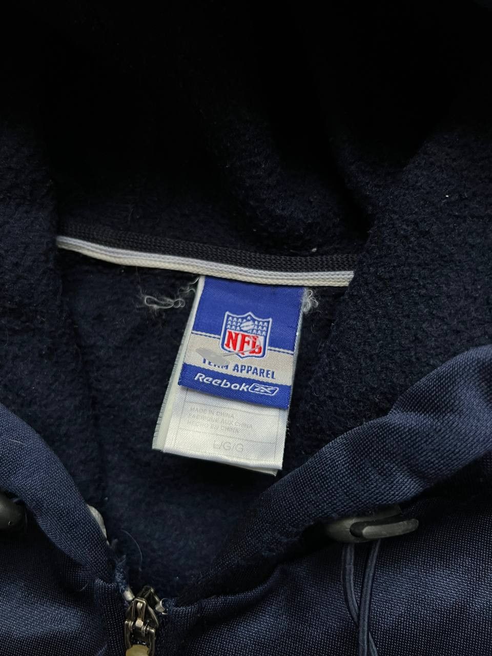 NFL × Reebok × Vintage Vintage Reebok New England Patriots NFL Full Zip Hoodie Size US L / EU 52-54 / 3 - 7 Thumbnail