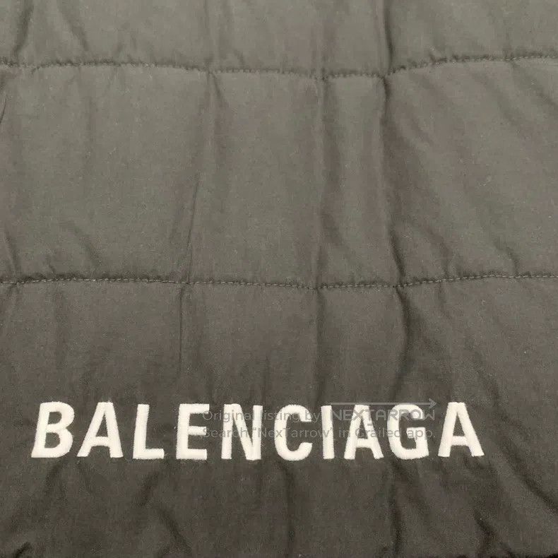 Balenciaga Balenciaga Black Back Logo Cotton Jacket Size US L / EU 52-54 / 3 - 8 Thumbnail