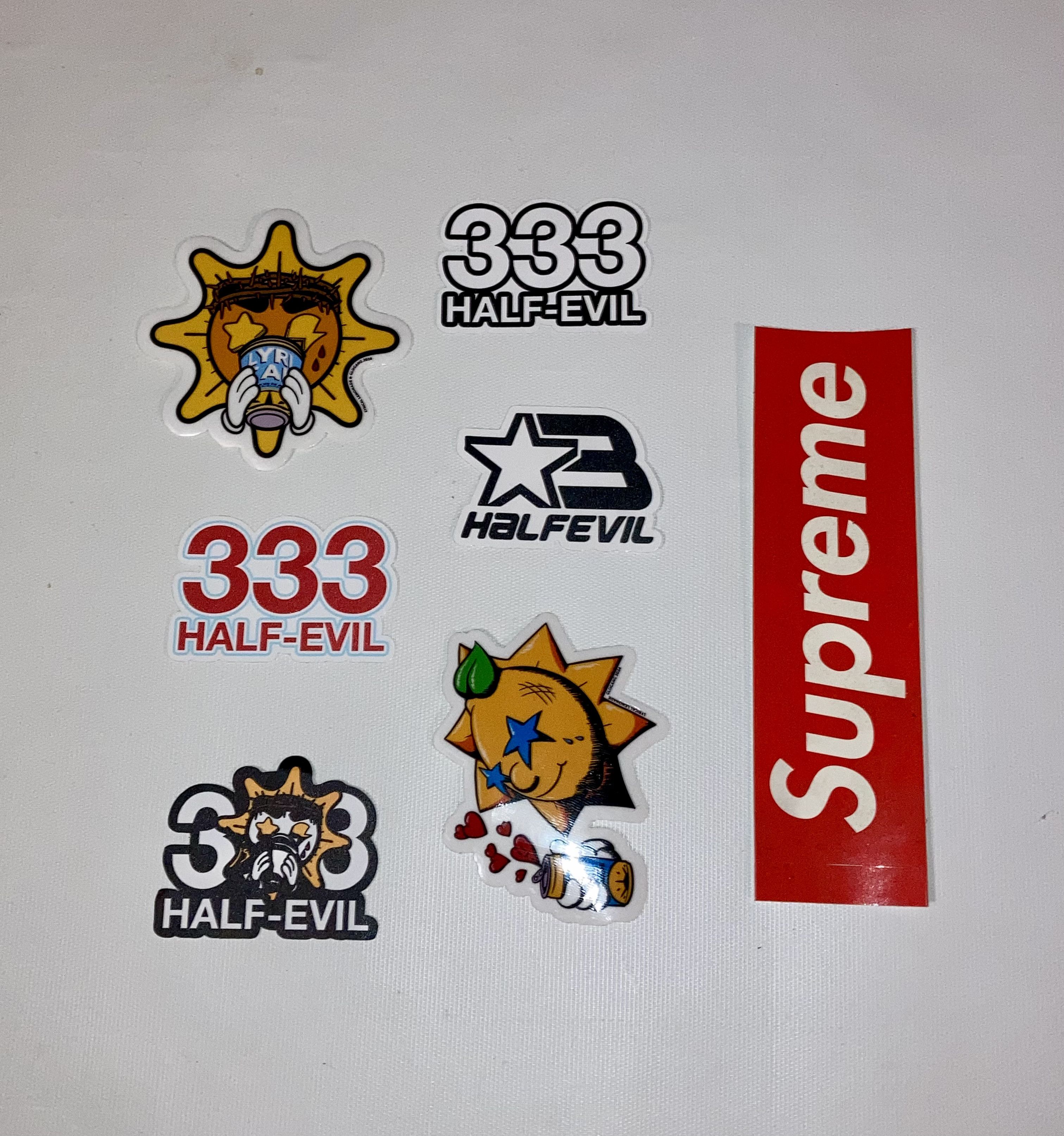 Half Evil × Lyrical Lemonade × Supreme Lyrical Lemonade Sticker Pack (3 count) Size ONE SIZE - 2 Thumbnail