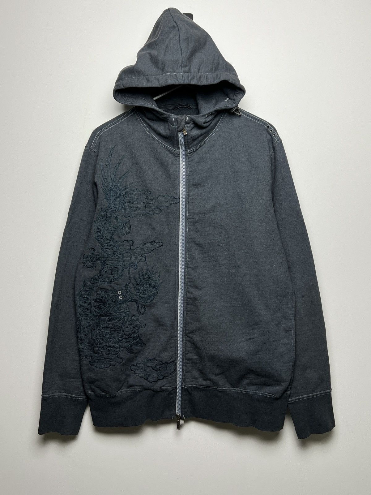 Maharishi maharishi y2k dragon embroidery hoodie Size US L / EU 52-54 / 3 - 2 Thumbnail