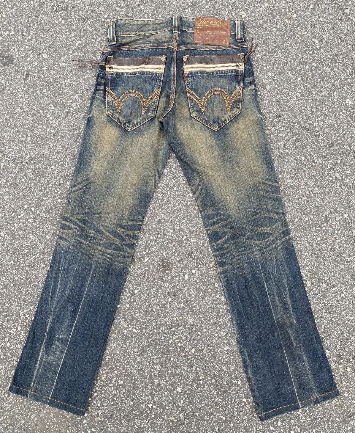Edwin × Japanese Brand × Vintage size 31x32.5 edwin blue trip flare bootcut jeans Size 31" - 1 Thumbnail