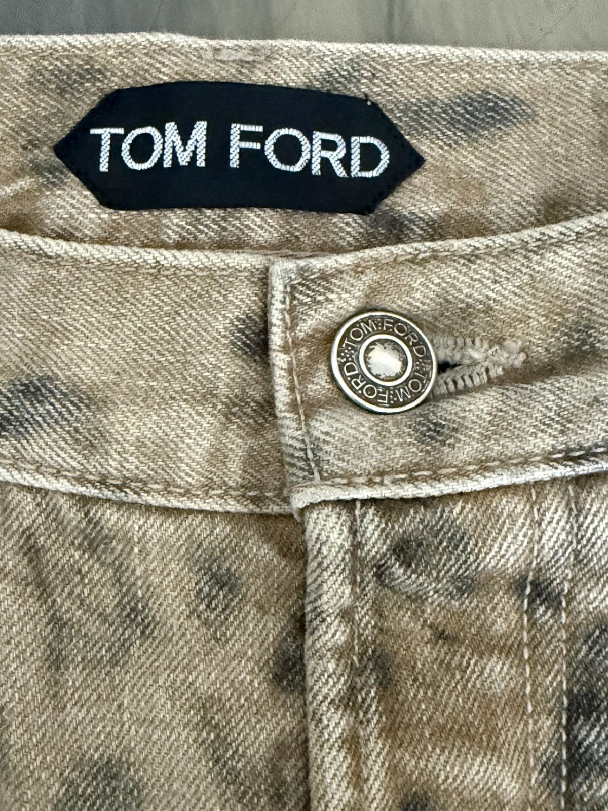 Tom Ford Tom Ford Natural Leopard Print Denim Size US 30 / EU 46 - 3 Thumbnail