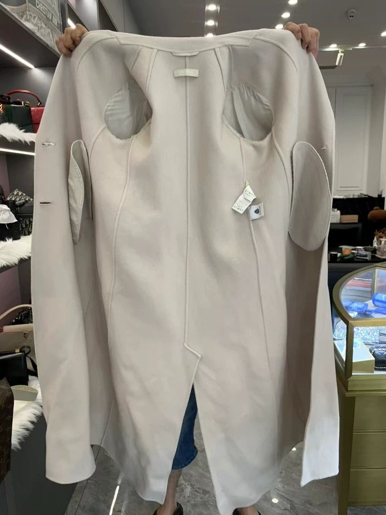 Max Mara Max Mara Glacier White Wool Coat Size M / US 6-8 / IT 42-44 - 6 Thumbnail