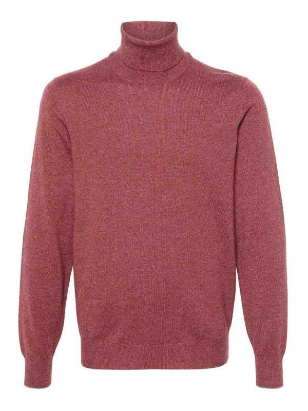 Brunello Cucinelli o1y0526 Turtleneck Sweater in Brick Size US M / EU 48-50 / 2 - 1 Thumbnail