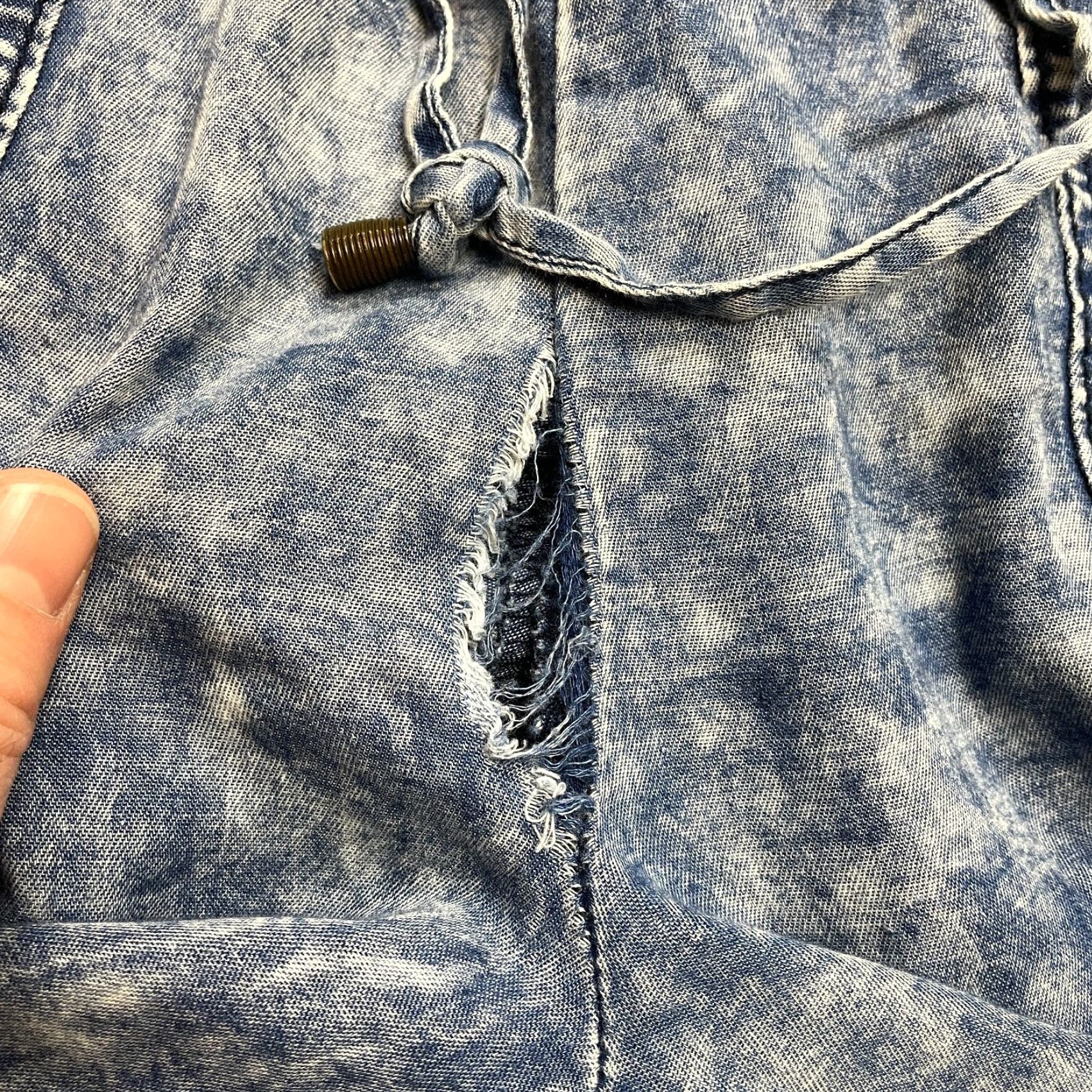 Vintage VINTAGE SpaceGirl Space Girl Jegging Pants Juniors L Blue Stretch Taper Cotton Acid Wash 28x27 Women Size 28" / US 6 / IT 42 - 5 Thumbnail