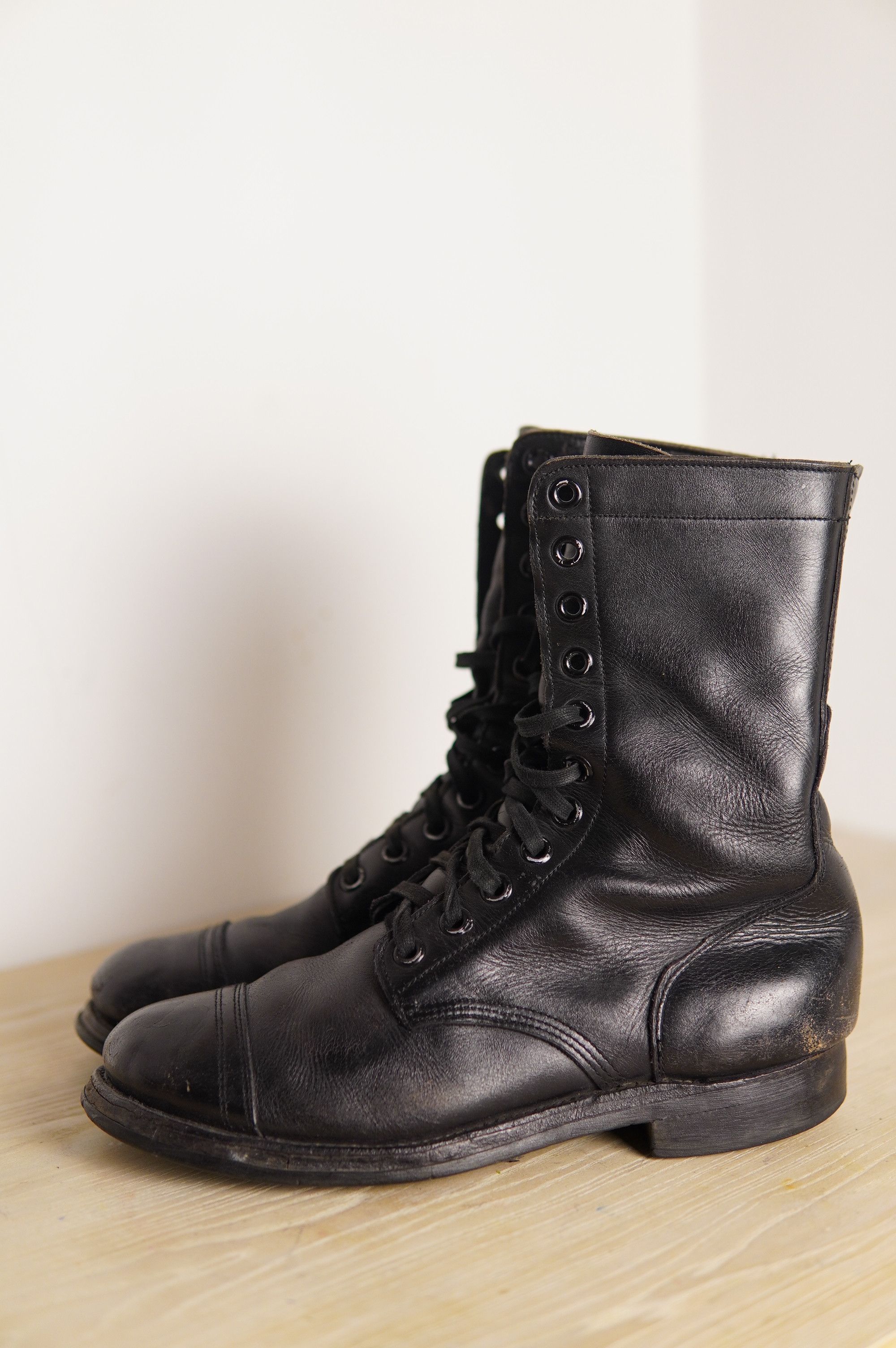Vintage Vintage Rare 50s Korean War US Paratrooper Combat Boots Size US 10.5 / EU 43-44 - 1 Thumbnail