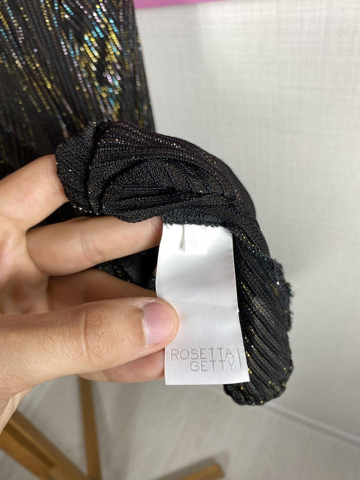 Rosetta Getty ROSETTA GETTY 18SS Pleated Glitter Blouse Size S / US 4 / IT 40 - 11 Thumbnail
