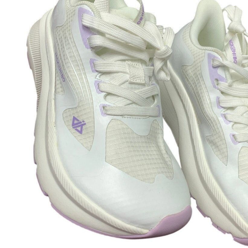 Other Jackshibo Women's Size 7 White Lace-Up Athletic Shoes Size US 7 / IT 37 - 3 Thumbnail