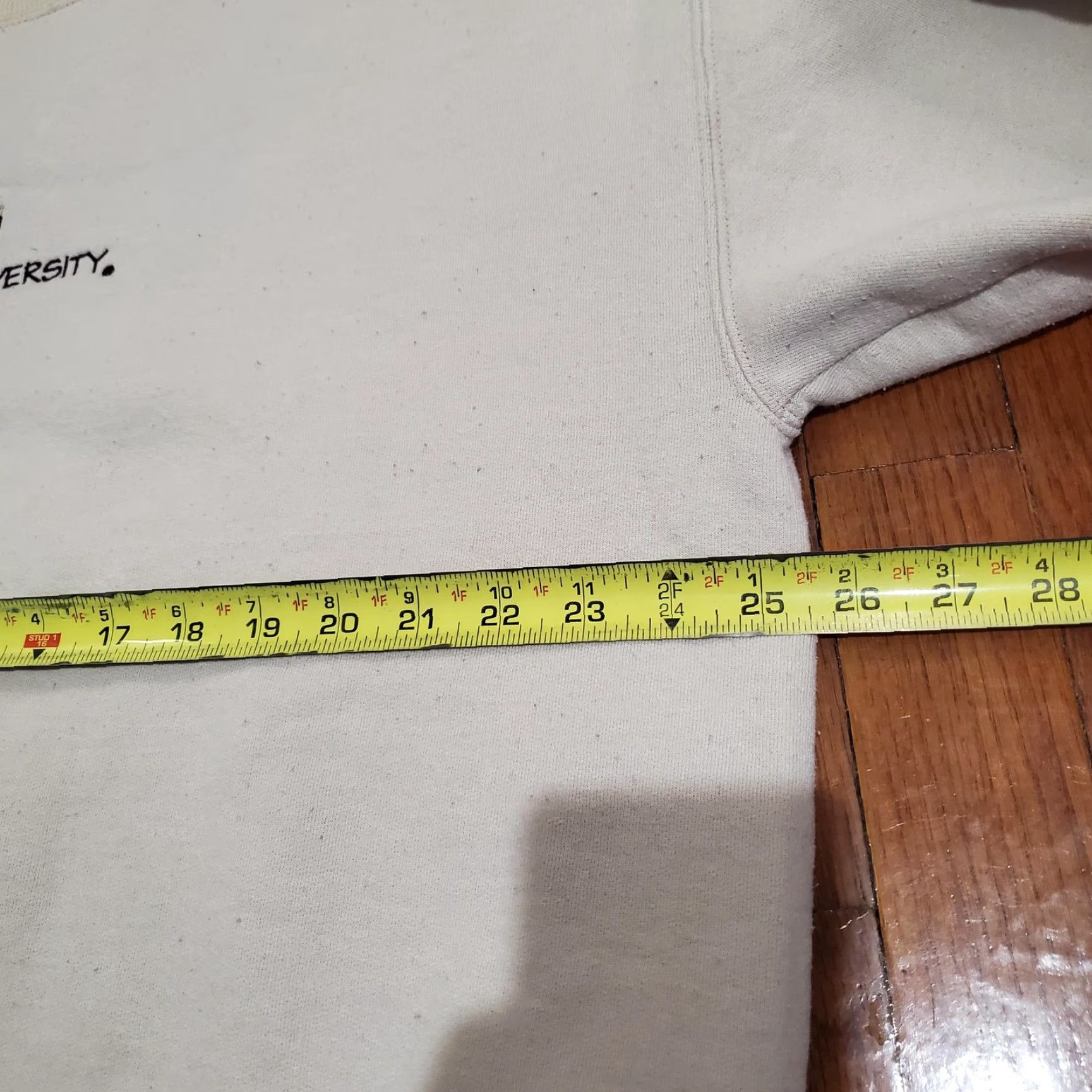 Vintage VINTAGE USA Arizona State University Sweatshirt Womens XL Mom Embroidered Pullover Crew Neck Beige/Cream Cotton Pullover Size XL / US 12-14 / IT 48-50 - 6 Thumbnail