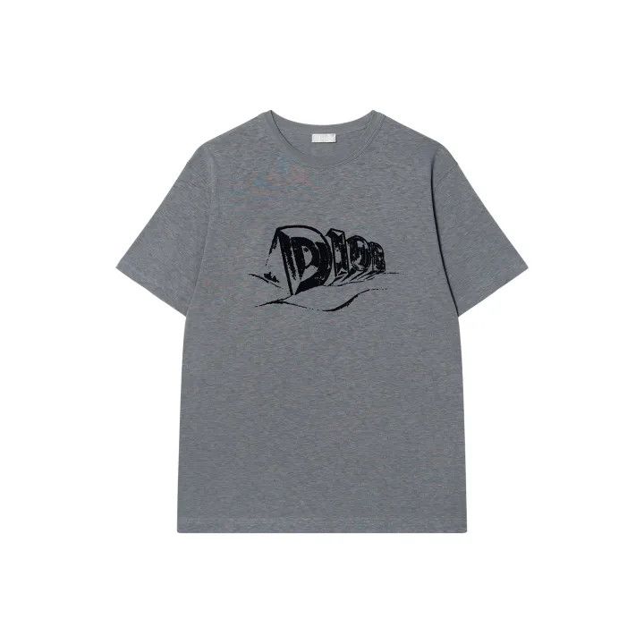 Dior Dior Letter Print Loose Fit T-Shirt for Men 0079 Size US XXS / EU 40 - 1 Thumbnail