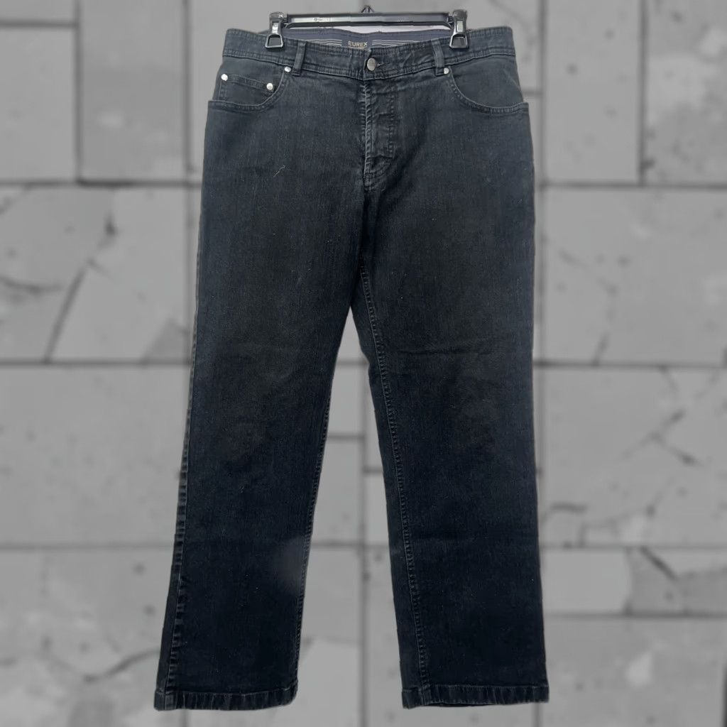 BRAX Eurex By Brax Black Jeans Mens Size 35x29 Size US 35 - 1 Thumbnail