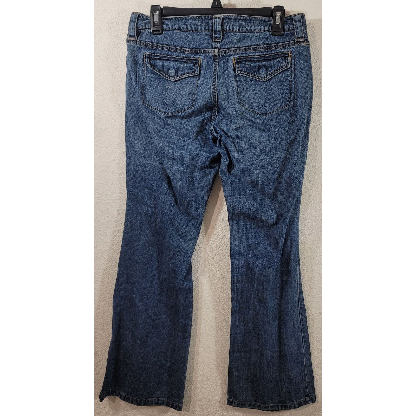 Arizona Jean Co. Arizona Jean Co Faded Blue Boot Cut Denim Jeans 7 Juniors Size 31" - 2 Thumbnail