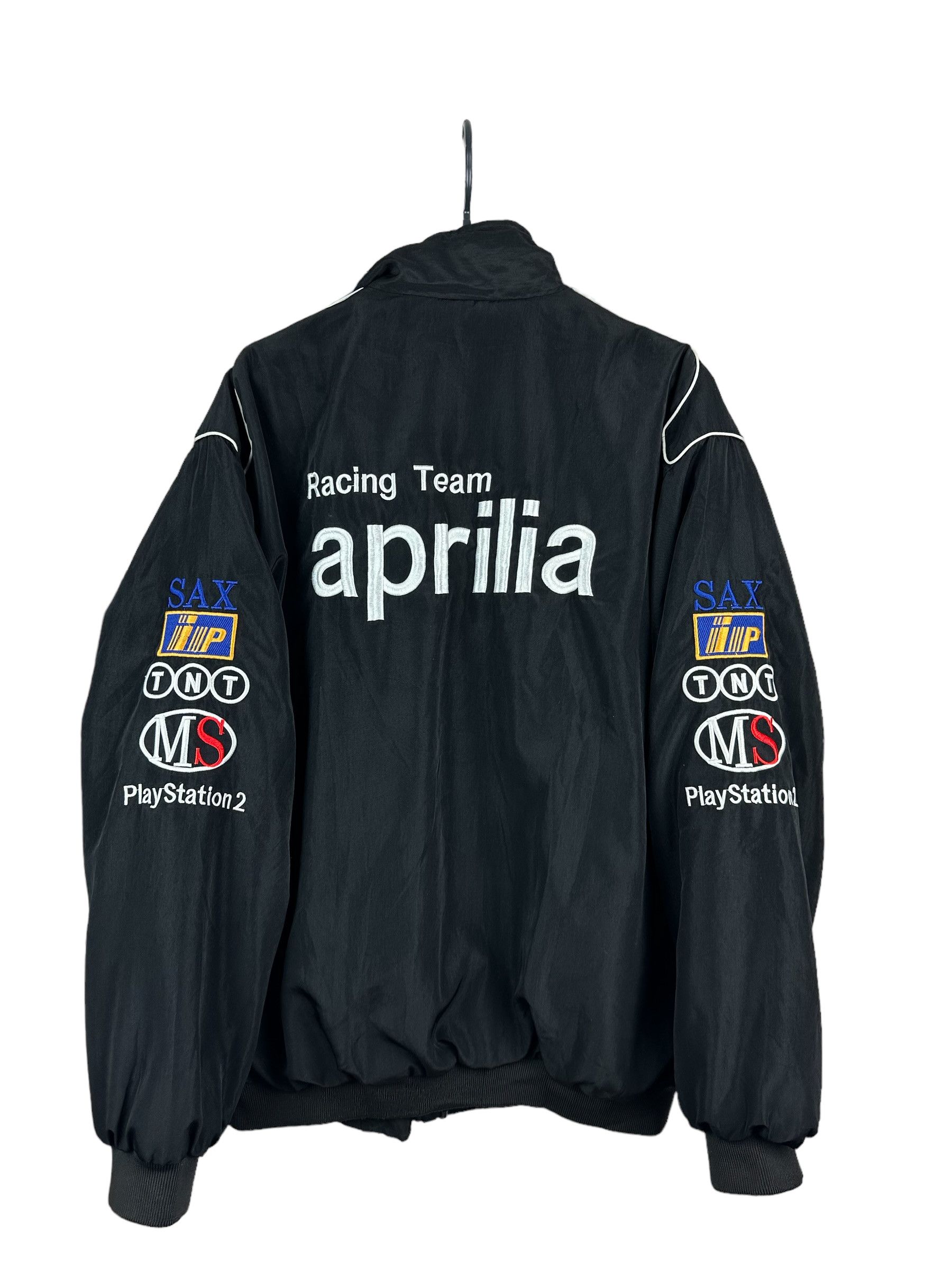 Vintage Vintage Aprilia Racing Jacket Bomber Rare Ferrari Marlboro Size US XL / EU 56 / 4 - 10 Thumbnail