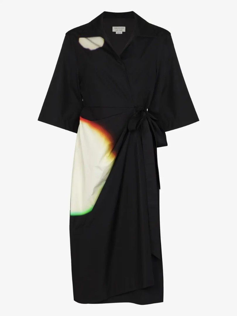 Dries Van Noten Dries Van Noten Spring 2021 Len Lye Haori Dress Size XS / US 0-2 / IT 36-38 - 2 Thumbnail