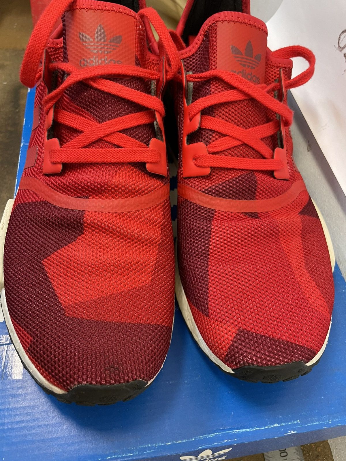 Adidas Adidas NMD R1 red camo US13 Size US 13 / EU 46 - 3 Thumbnail