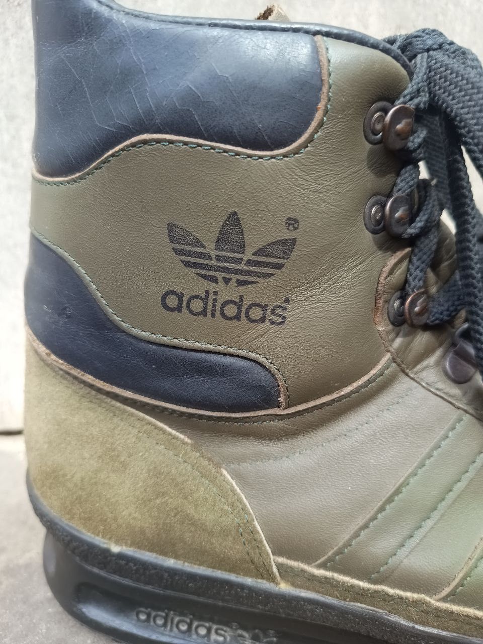 Vintage Adidas Alaska vintage 1990th hightop sneakers boots 44.5 sz Size US 10.5 / EU 43-44 - 8 Thumbnail