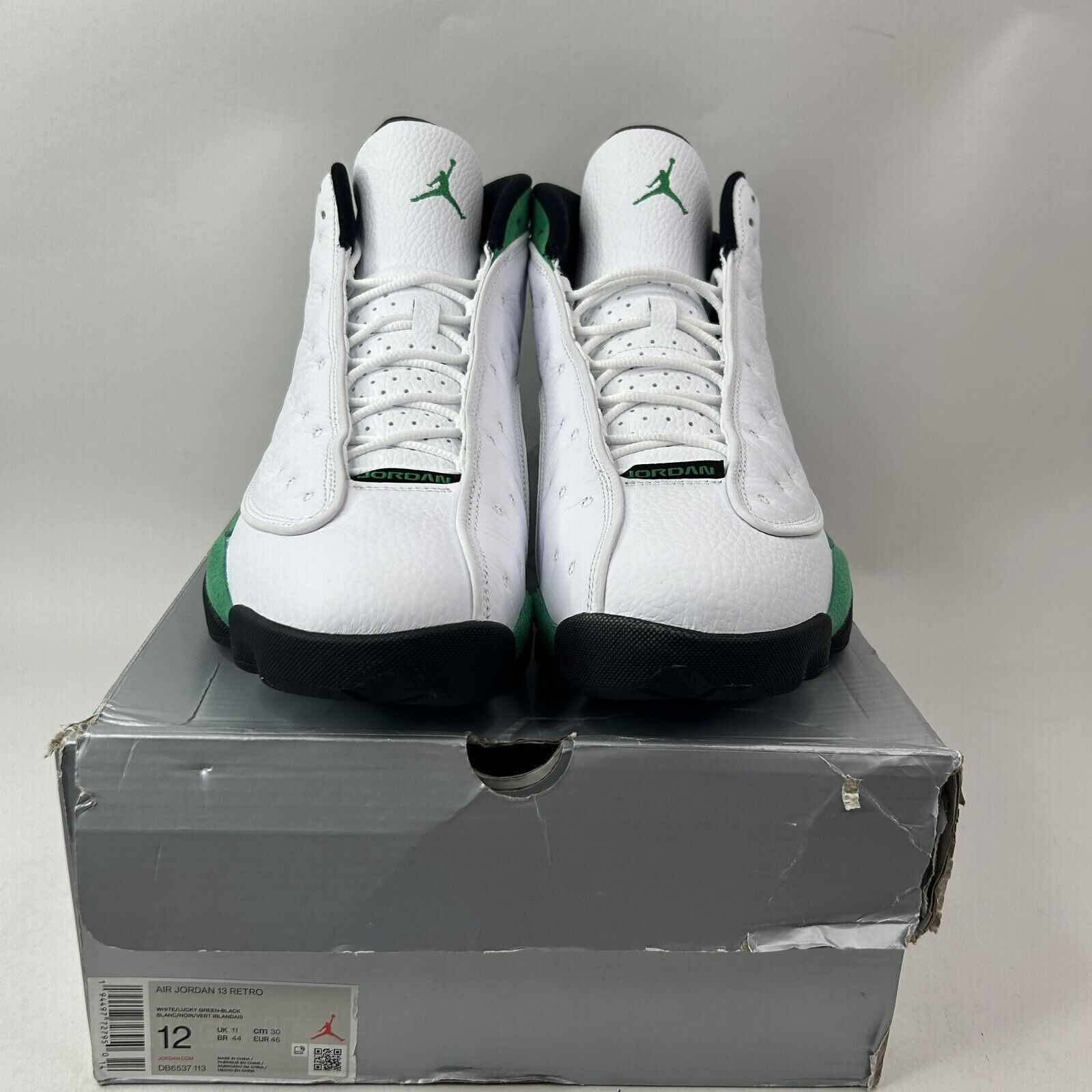 Nike Nike Air Jordan 13 Retro "White Lucky Green" 2024 Size US 12 / EU 45 - 2 Thumbnail