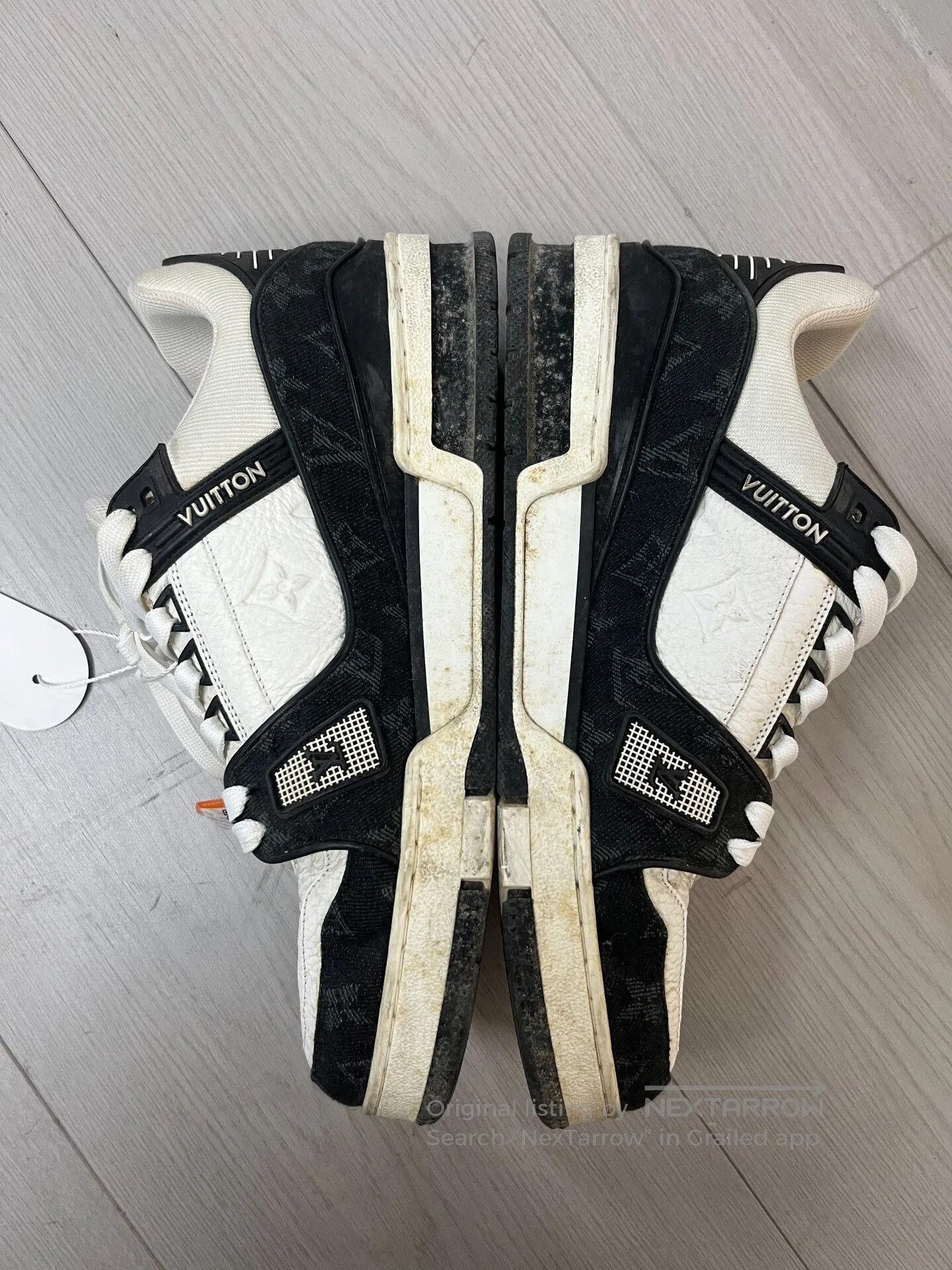 Louis Vuitton LV Trainer Black White Panda Sneakers. Size US 7.5 / EU 40-41 - 3 Thumbnail