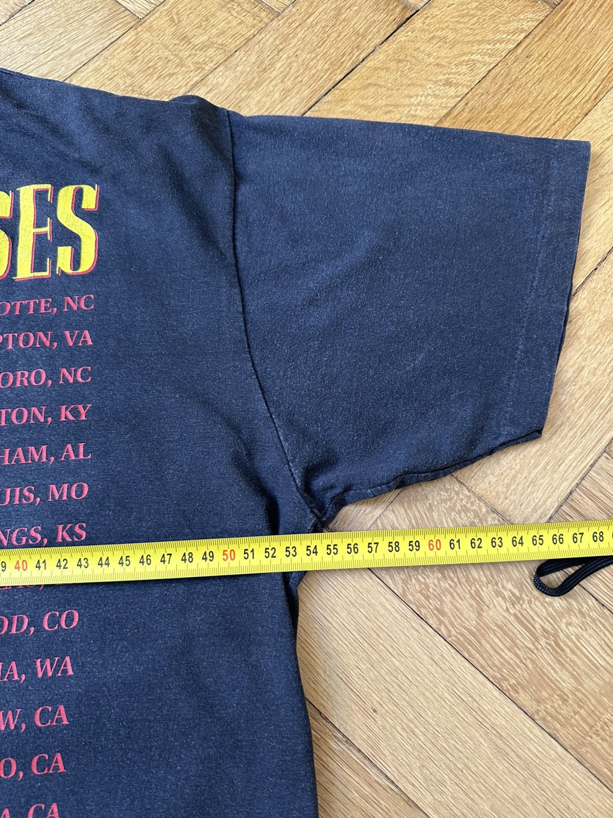 Guns N' Roses Guns n' Roses Vintage Dead Album 1991 USA Tour Merch T-Shirt Size US L / EU 52-54 / 3 - 19 Thumbnail