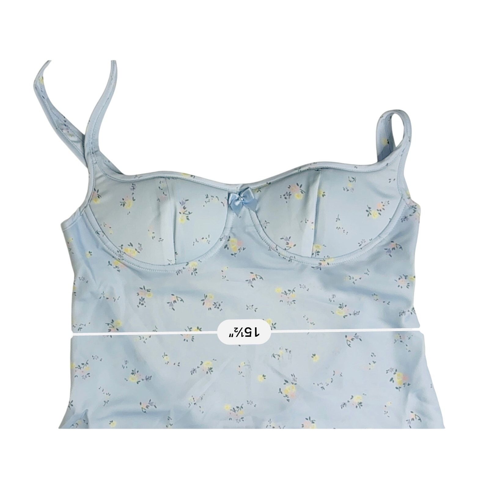 Other Rumored Loverboy Mini Dress MEDIUM Forget Me Not Blue Floral Size M / US 6-8 / IT 42-44 - 4 Thumbnail