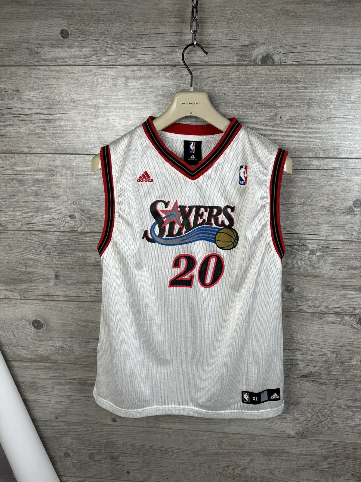 NBA ADIDAS NBA 90s Philadelphia Jersey 🇯🇪 Basketball Savage 20 Size US M / EU 48-50 / 2 - 2 Thumbnail