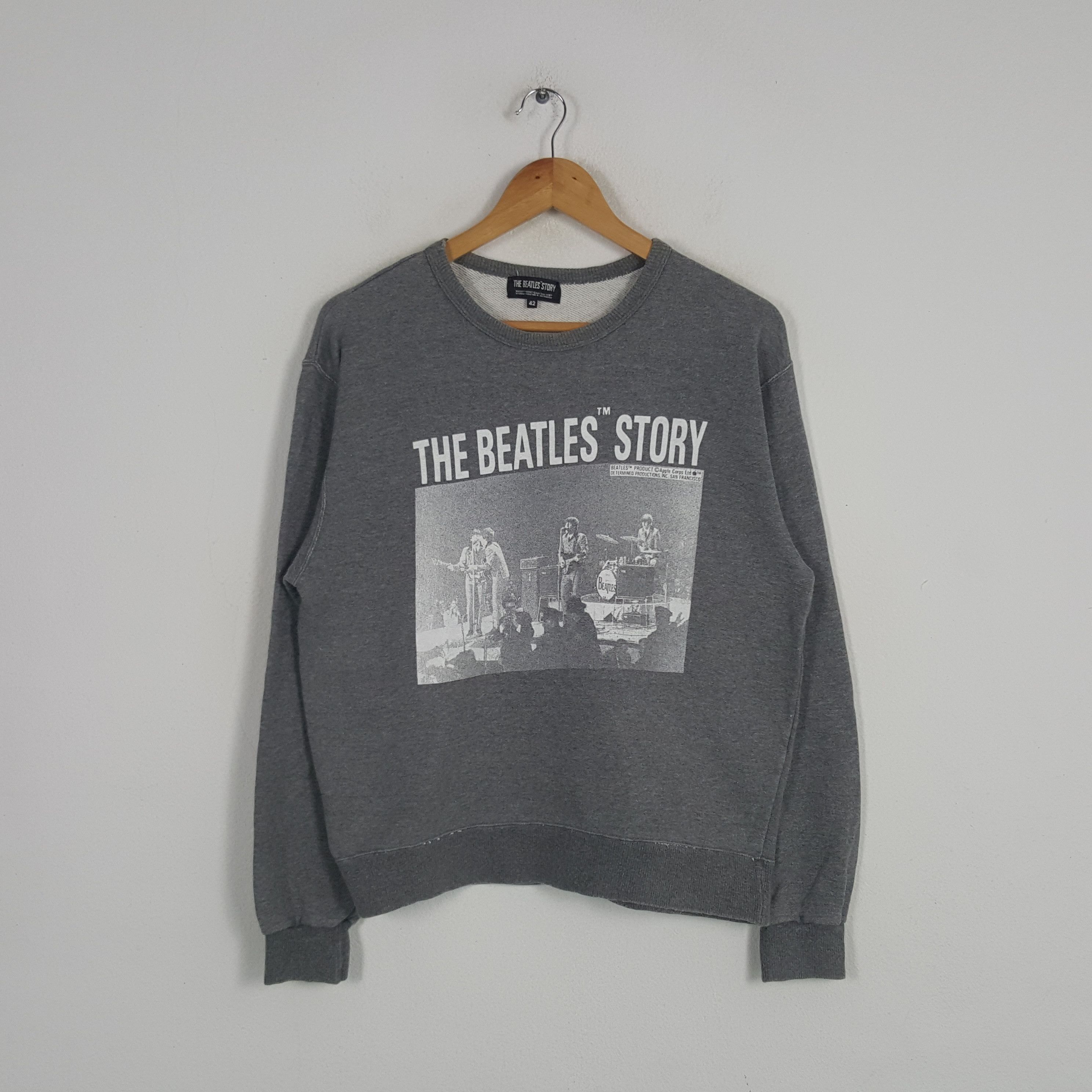 Band Tees × Vintage Vintage The Beatles Story American Band Retro Art Sweatshirt Size US M / EU 48-50 / 2 - 1 Thumbnail