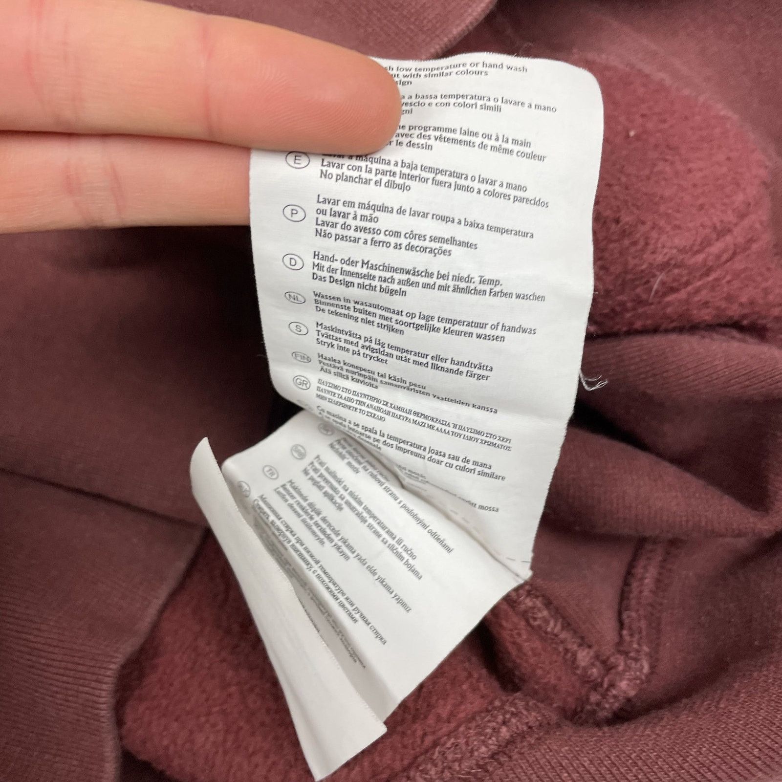 Champion Champion Reverse Weave Men's Burgundy Cotton Hoodie Medium Size US M / EU 48-50 / 2 - 10 Thumbnail