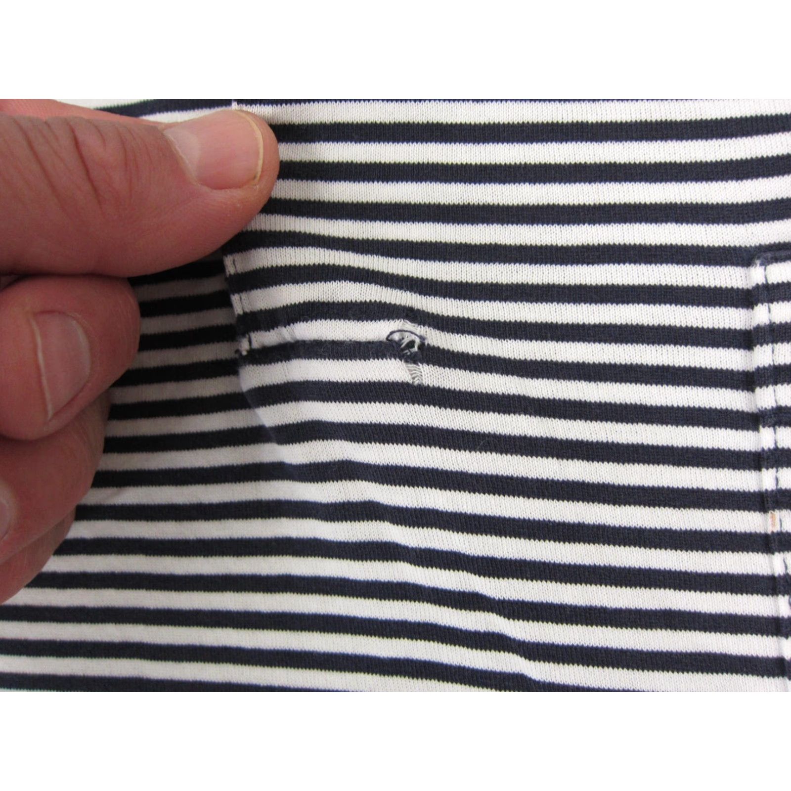 Ralph Lauren VINTAGE Ralph Lauren Polo Shirt Mens L White Blue Pony Soft Cotton Striped Casual Logo 80s 90s Golf Mens Size US L / EU 52-54 / 3 - 4 Thumbnail