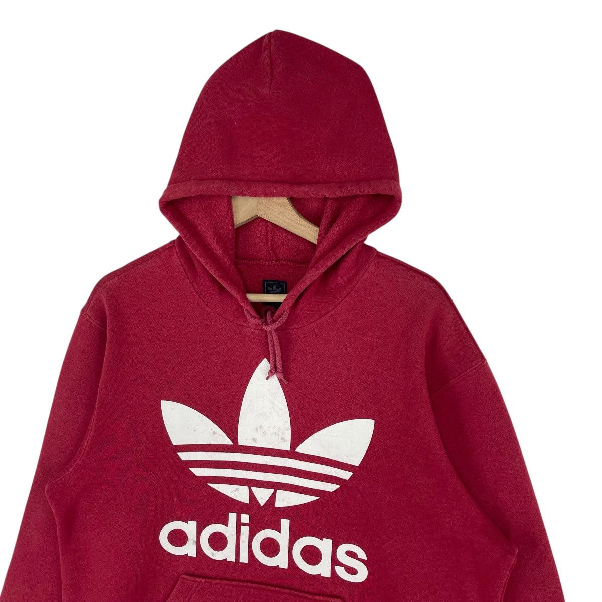 Adidas × Vintage Vintage Adidas Big Logo Pullover Hoodie Size US M / EU 48-50 / 2 - 5 Thumbnail