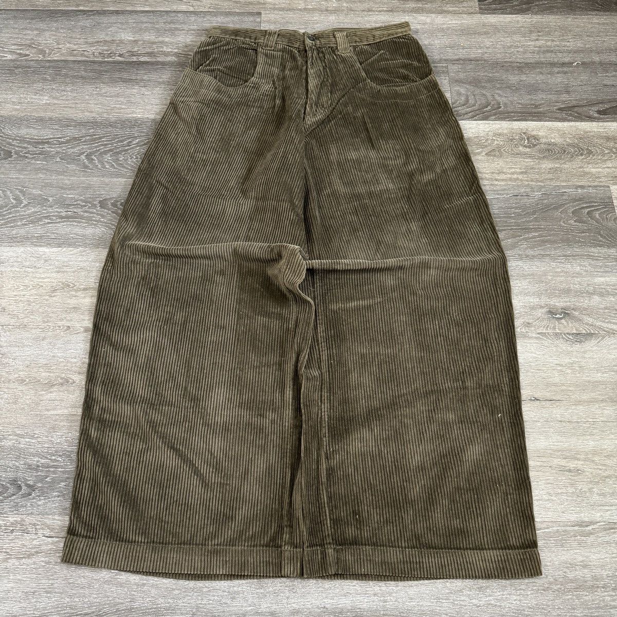 JNCO × Vintage Rare Vintage Y2K Garment stage jumbo corduroy chocolate brow Size US 34 / EU 50 - 2 Thumbnail
