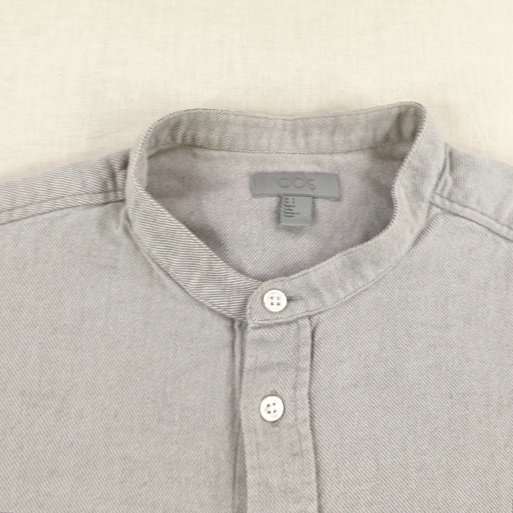 Cos VINTAGE COS Shirt Men's Small Flannel Long Sleeve Button-Up Collared Casual Gray Size US S / EU 44-46 / 1 - 2 Thumbnail