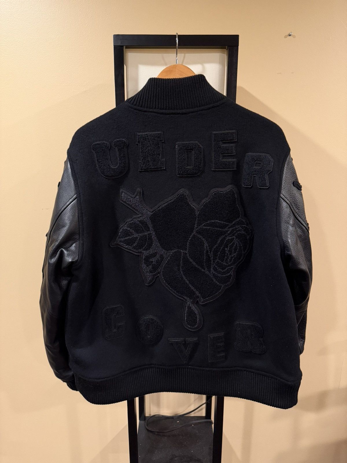 Undercover Undercover Black A Wolf Will Never Be A Pet Varsity Jacket Size US M / EU 48-50 / 2 - 25 Thumbnail