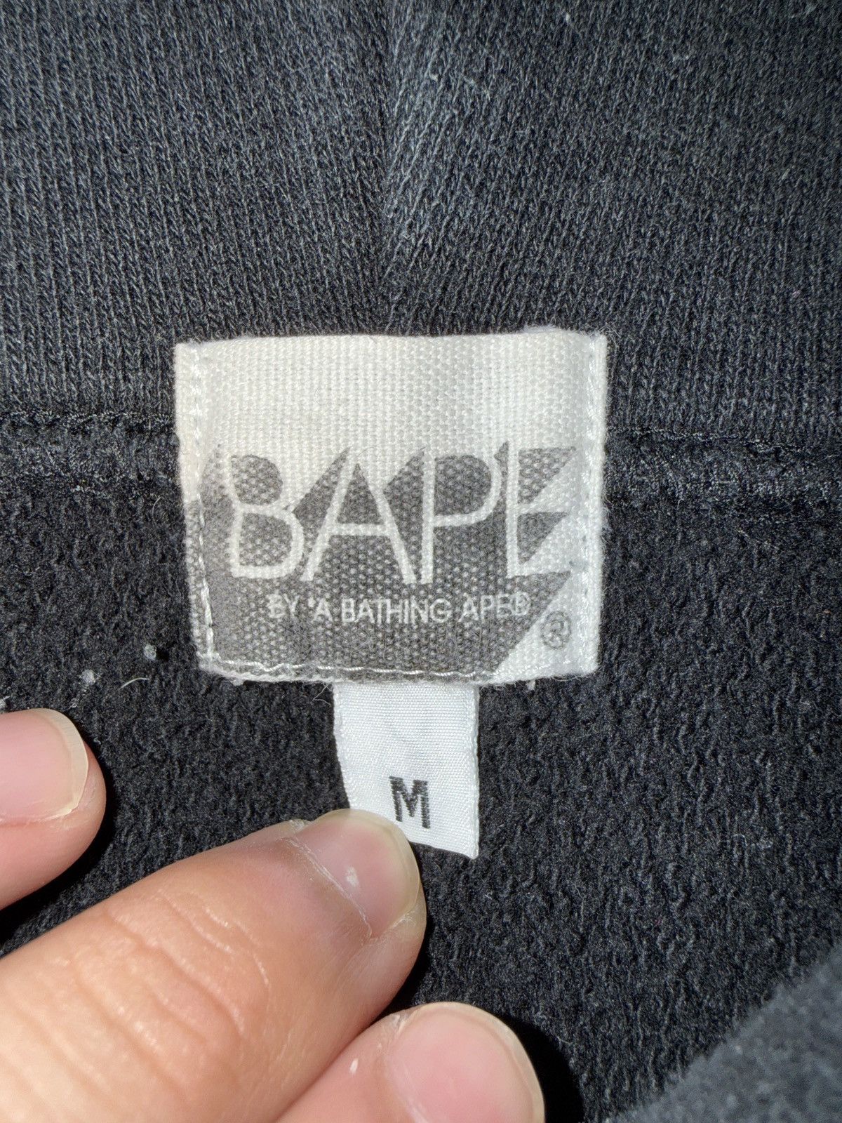 Bape Bathing Ape Busy Works black pull over hoodie Size US M / EU 48-50 / 2 - 5 Thumbnail