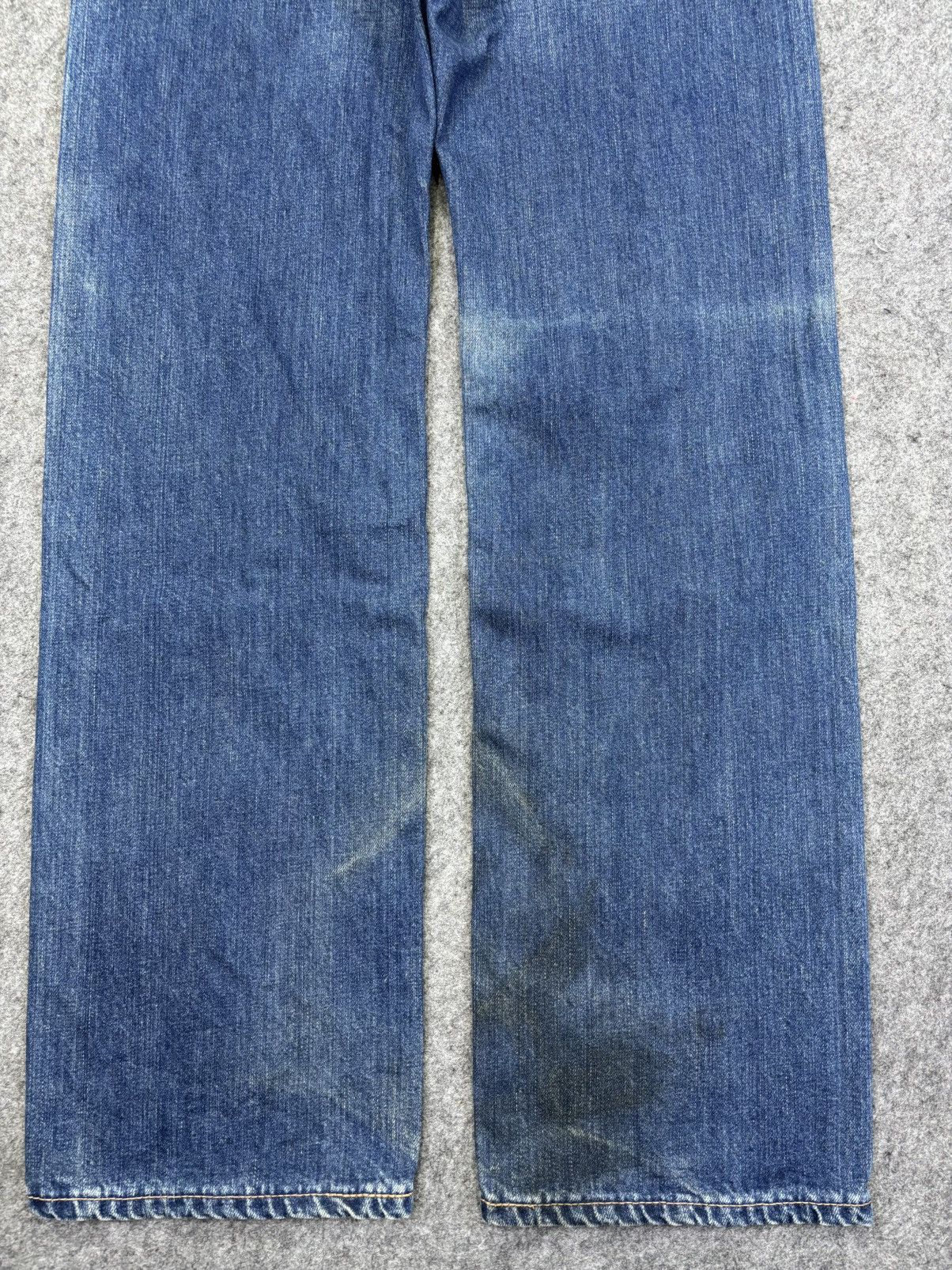 💥Insane 90s Style💥Vintage Edwin 504 Raw Fades Denim F898