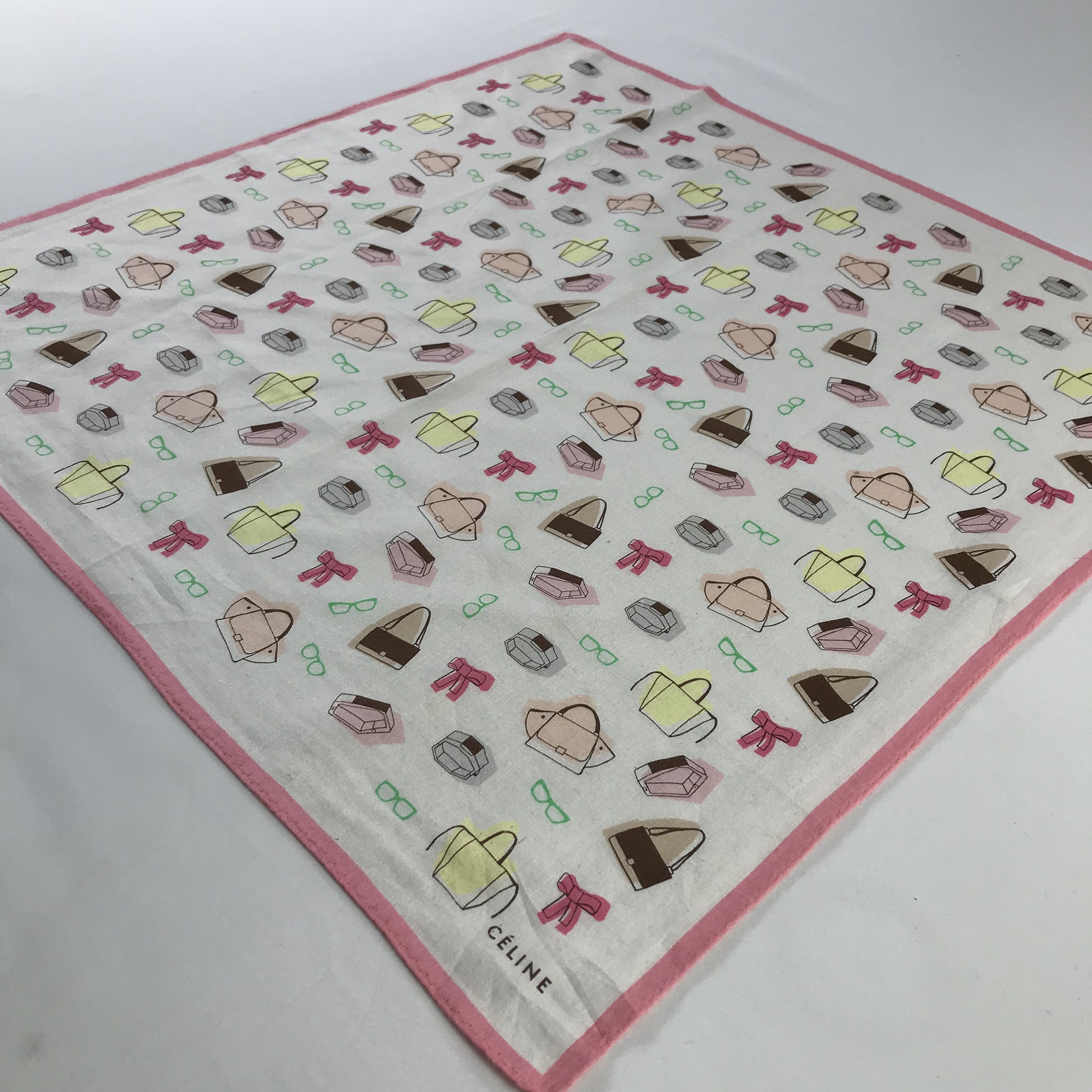 Celine × Vintage Celine Bandana / Handkerchief / Neckerchief - S899 Size ONE SIZE - 2 Thumbnail