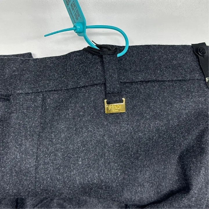 Fendi Fendi High-Waist Straight Casual Trousers for Men -2508 Size US 44 / EU 60 - 7 Thumbnail