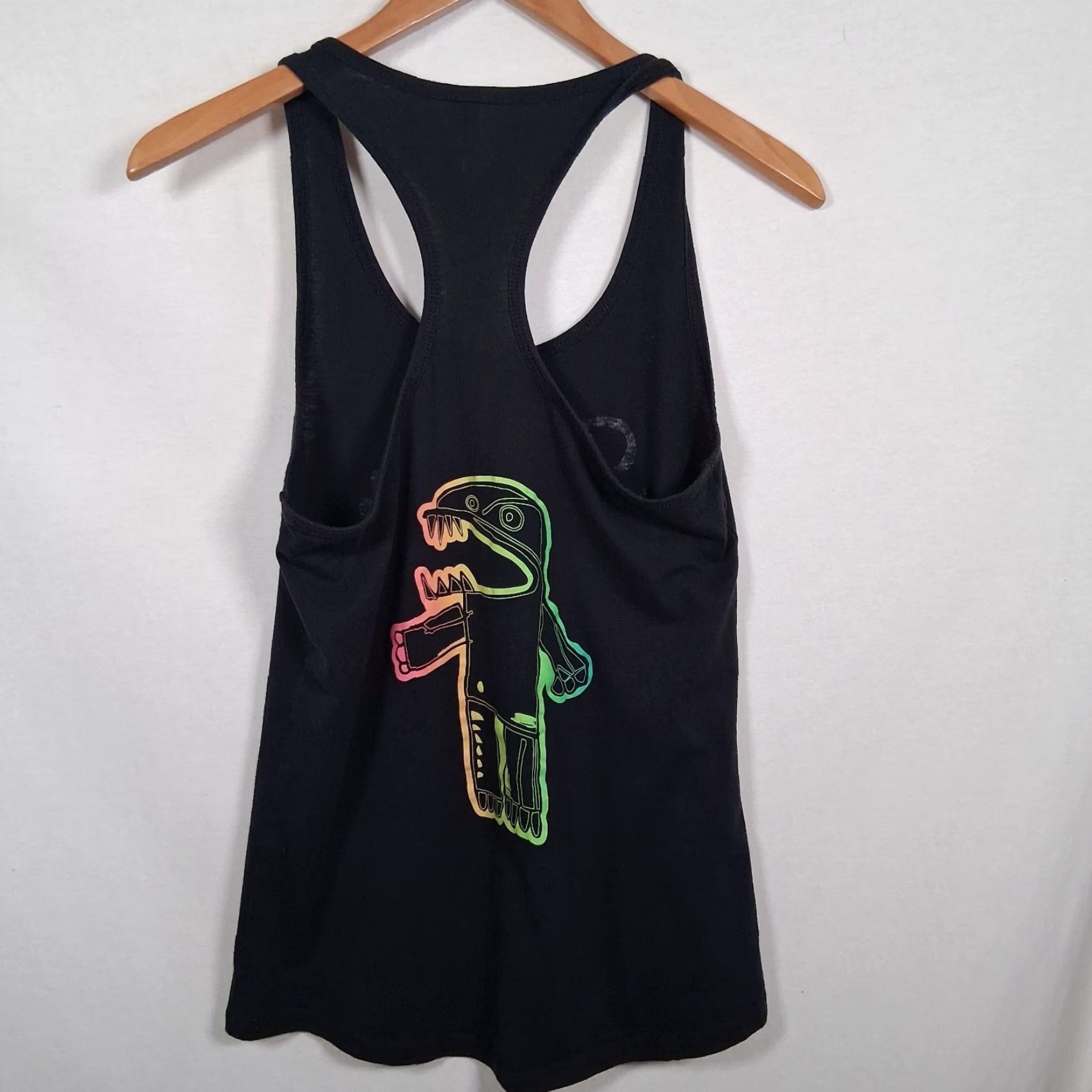 Next Level Twiddle Tank Top Women M Black Graphic Racer Back Jam Band Music Next Level Shirt Tank Top Racerback Casual Size M / US 6-8 / IT 42-44 - 3 Thumbnail