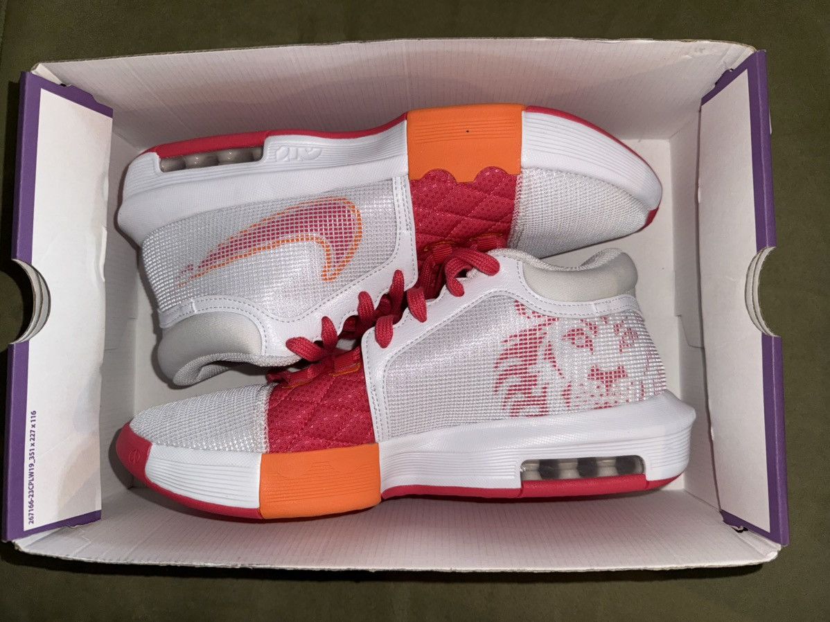 Nike Nike LeBron James Witness VIII (8) “Dunkin’ Donuts” Ltd. NEW Size US 10 / EU 43 - 3 Thumbnail