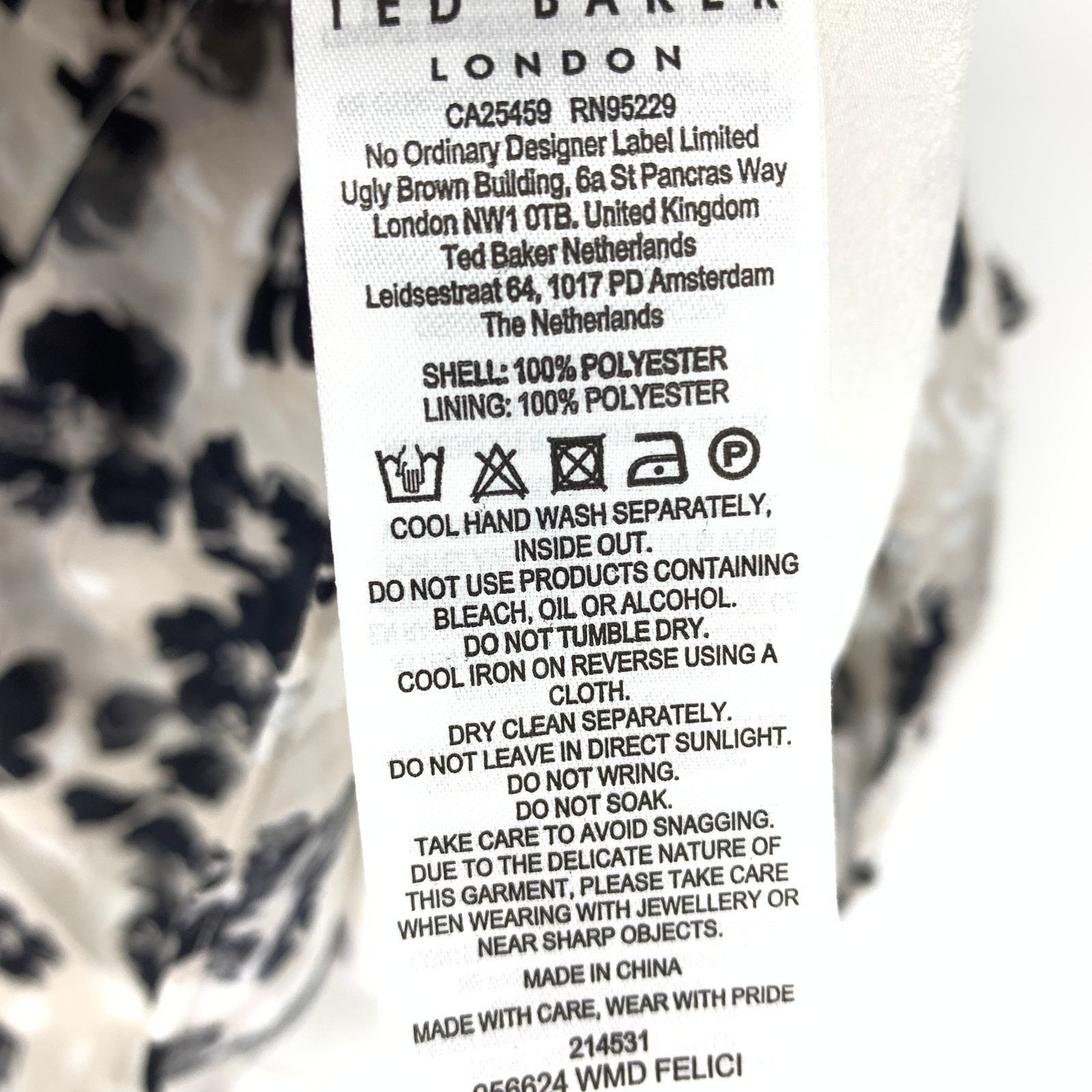 Ted Baker Ted Baker Ruched Detail Mini Dress Sz 2 US 6 Black Gray NEW Size M / US 6-8 / IT 42-44 - 7 Thumbnail
