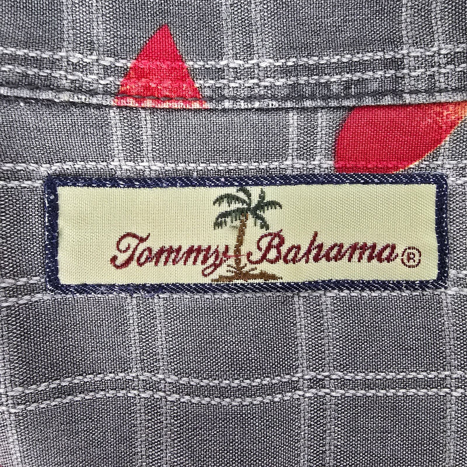 Tommy Bahama Tommy Bahama Silk Camp Shirt Floral Plaid Check Hawaiian XL Size US XL / EU 56 / 4 - 12 Thumbnail
