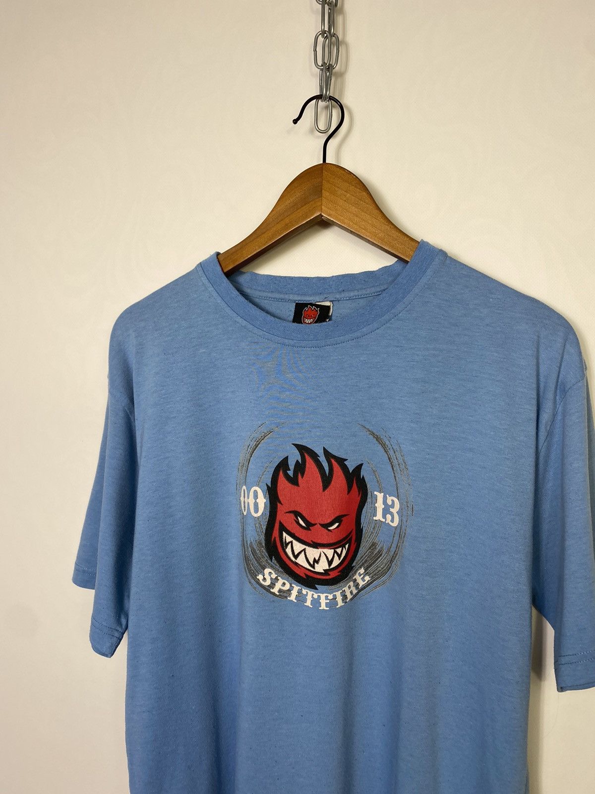 Spitfire Vintage 90s Spitfire Script Sun T-shirt Tee Size US L / EU 52-54 / 3 - 2 Thumbnail