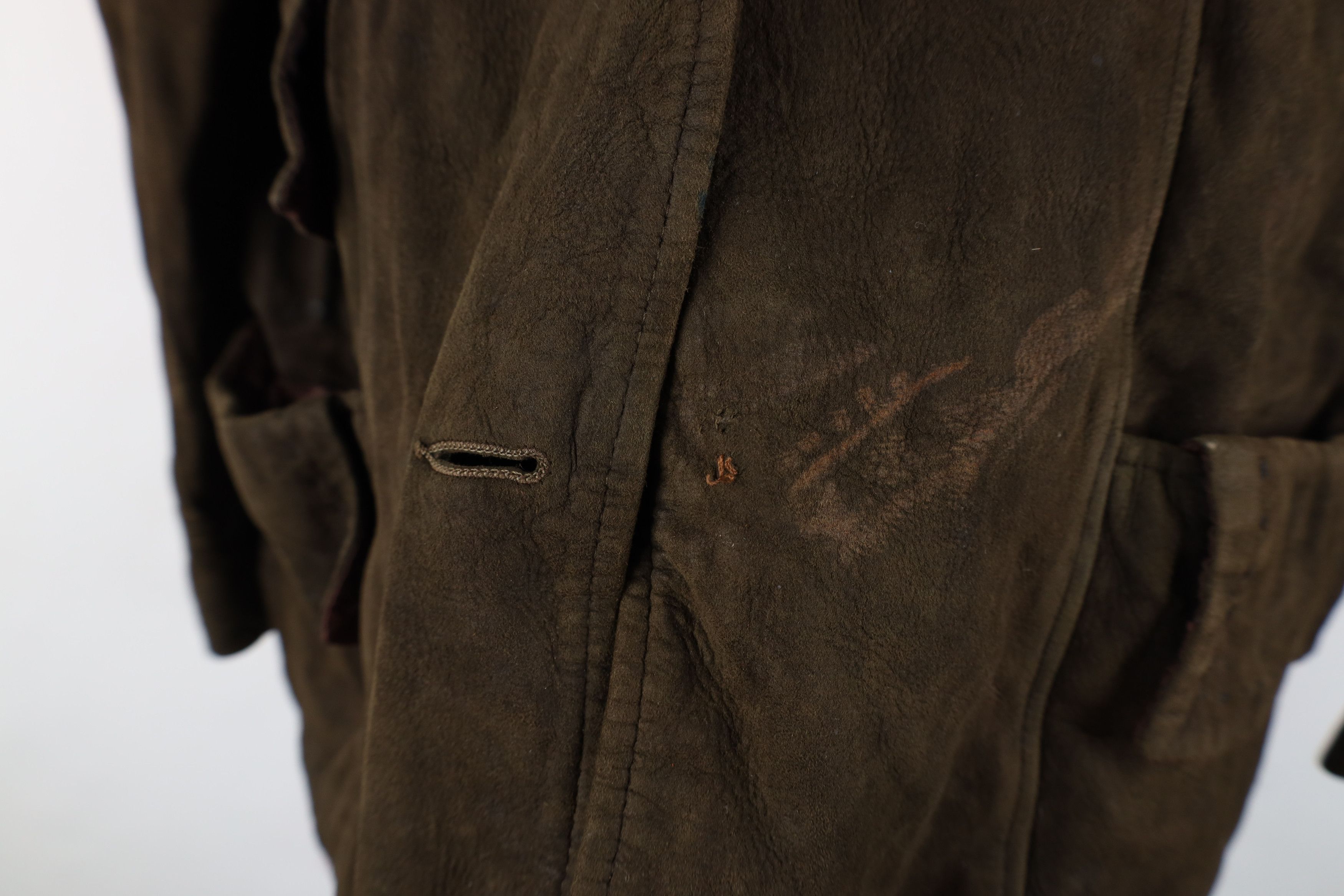 Vintage Vintage 60s 70s Streetwear Suede Leather Jacket Brown Size M / US 6-8 / IT 42-44 - 6 Thumbnail