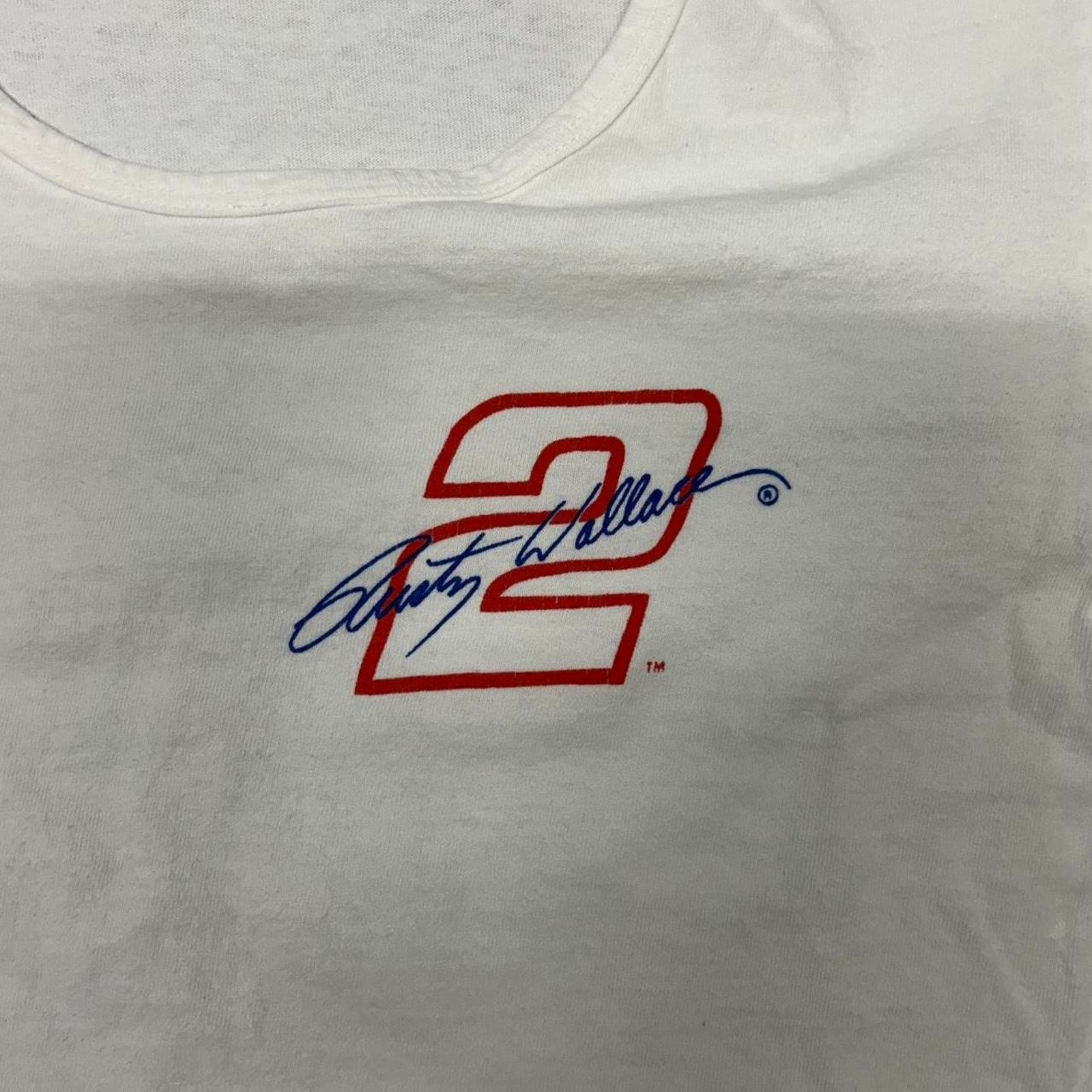 Anvil VTG 90s Rusty Wallace crop top Size S / US 4 / IT 40 - 3 Thumbnail