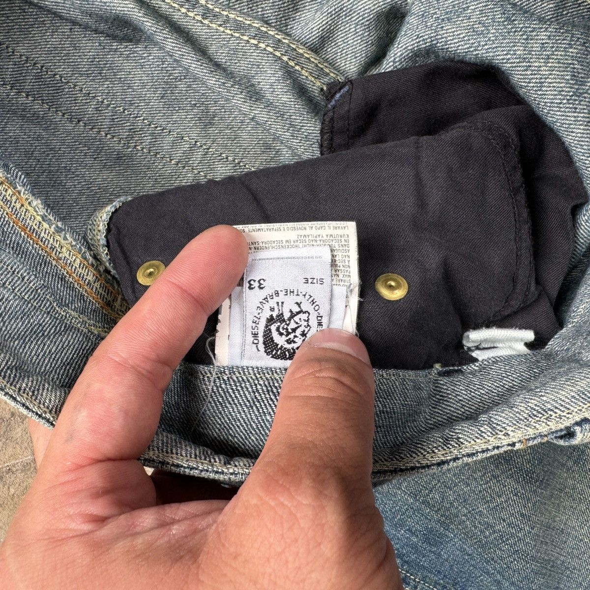 Diesel Vintage Diesel Y2K Flared Denim Size US 33 - 6 Thumbnail