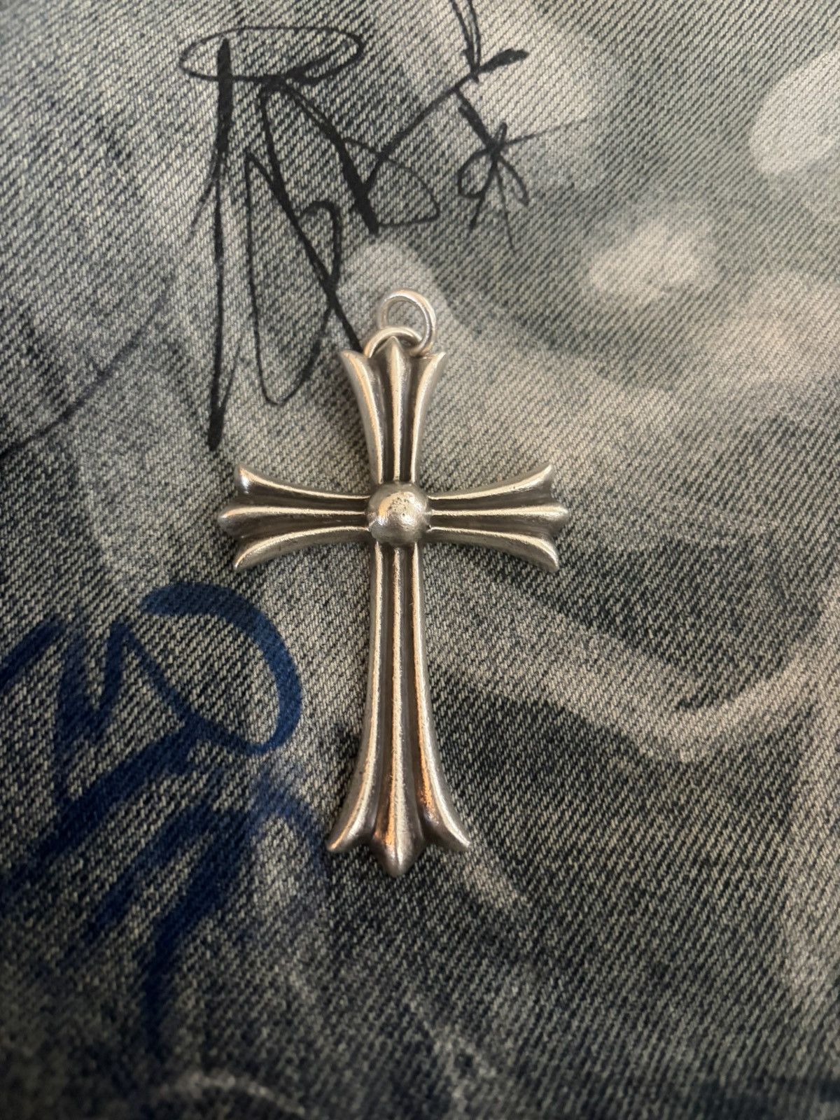 Chrome Hearts CH Small Cross with Bale in .925 | Grailed
