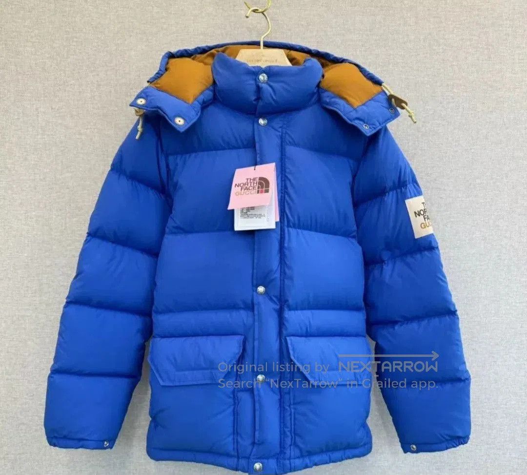 Gucci Gucci x The North Face Blue Down Jacket. Size M / US 6-8 / IT 42-44 - 3 Thumbnail