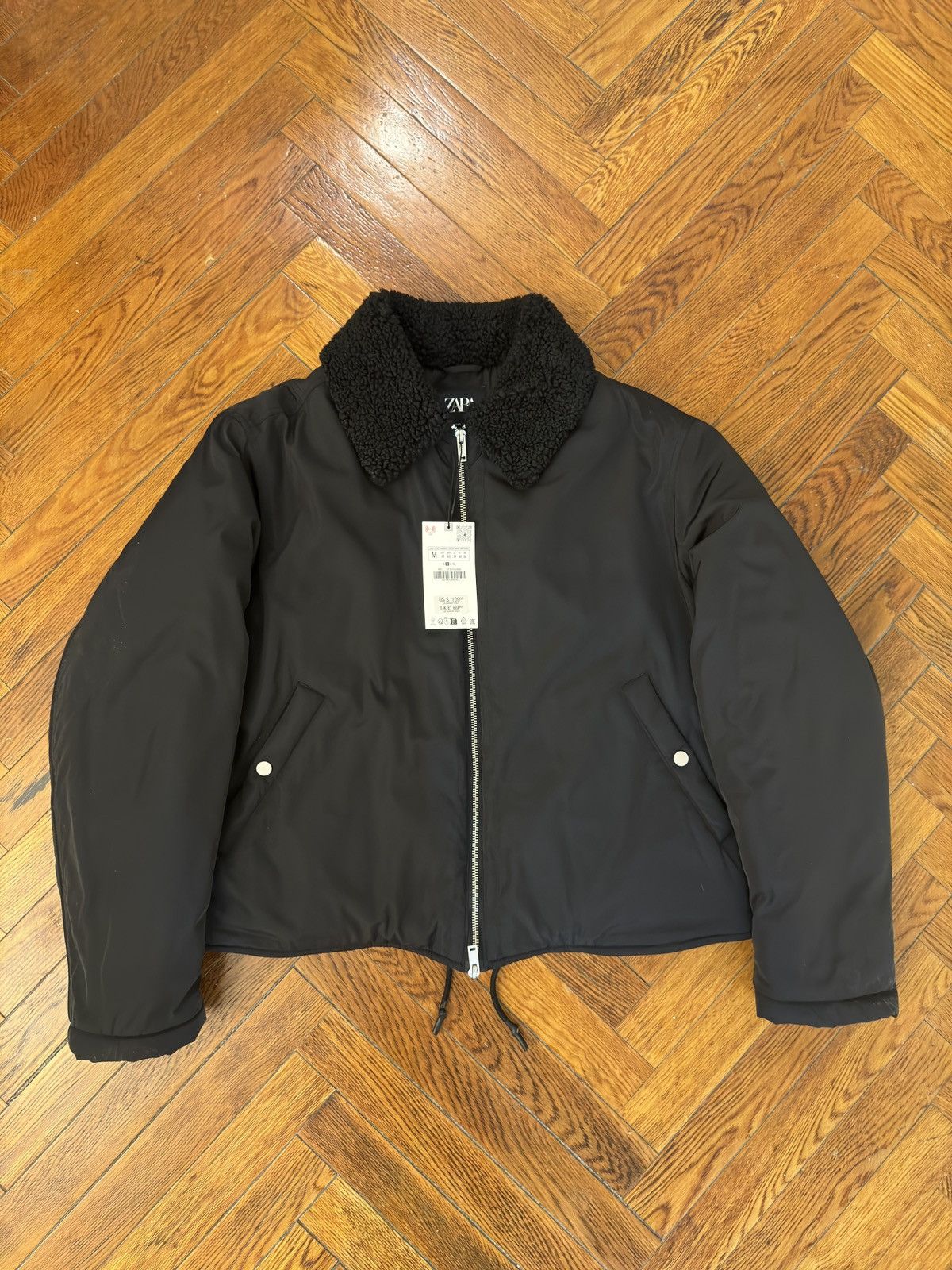 Zara Padded jacket with fur collar Size US M / EU 48-50 / 2 - 1 Thumbnail