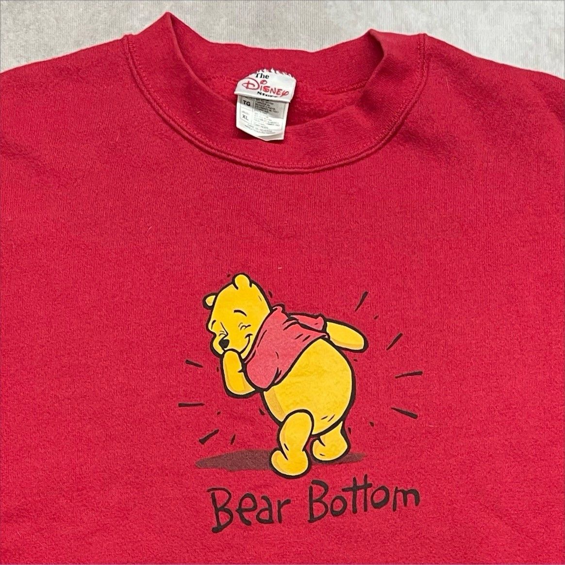 Disney Vtg 90s Disney Store Winnie The Pooh Bear Bottom Sweatshirt Size US XL / EU 56 / 4 - 1 Thumbnail