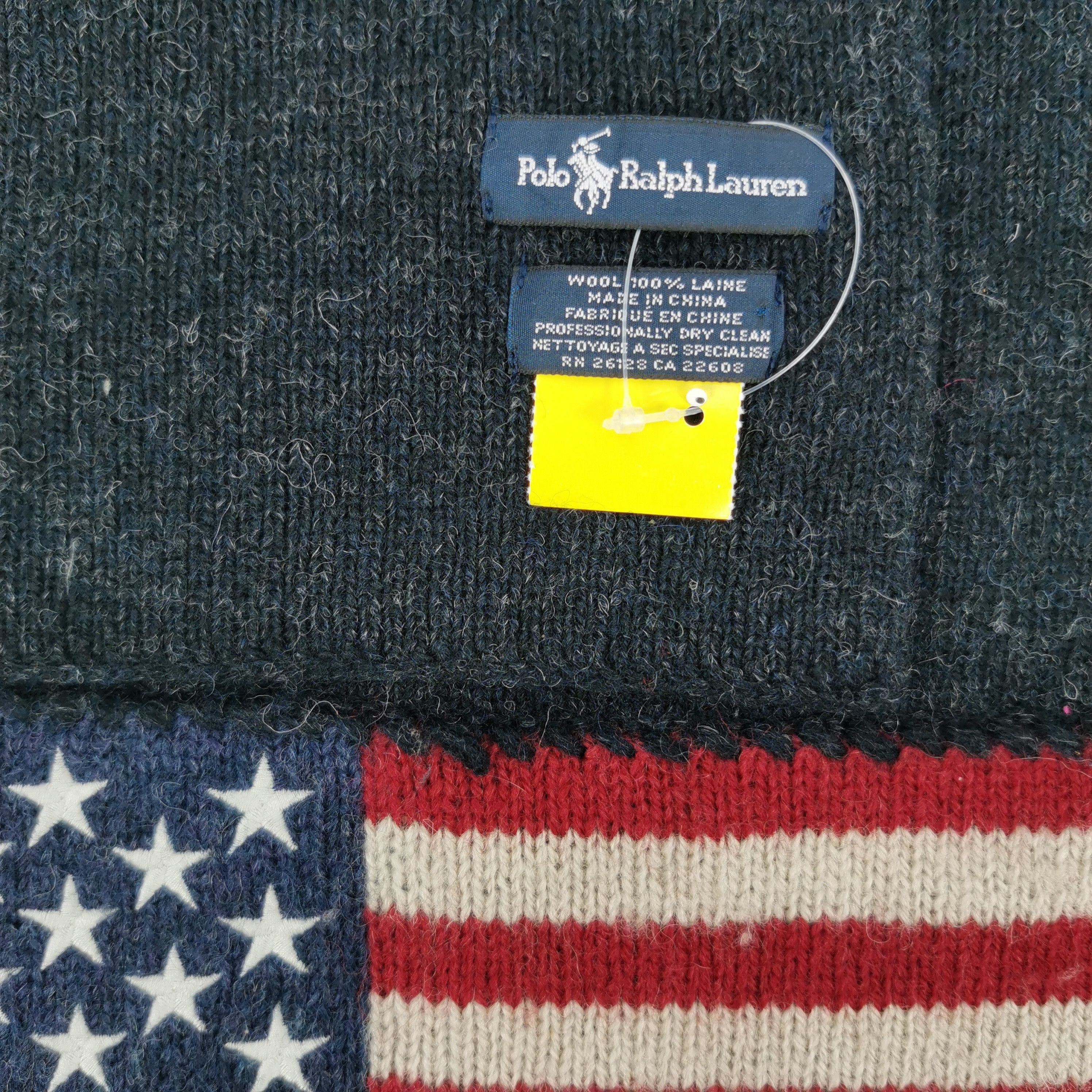 Polo Ralph Lauren × Vintage Vintage Polo Ralph Lauren Scarf Scarf Muffler Wool Scarves Size ONE SIZE - 4 Thumbnail