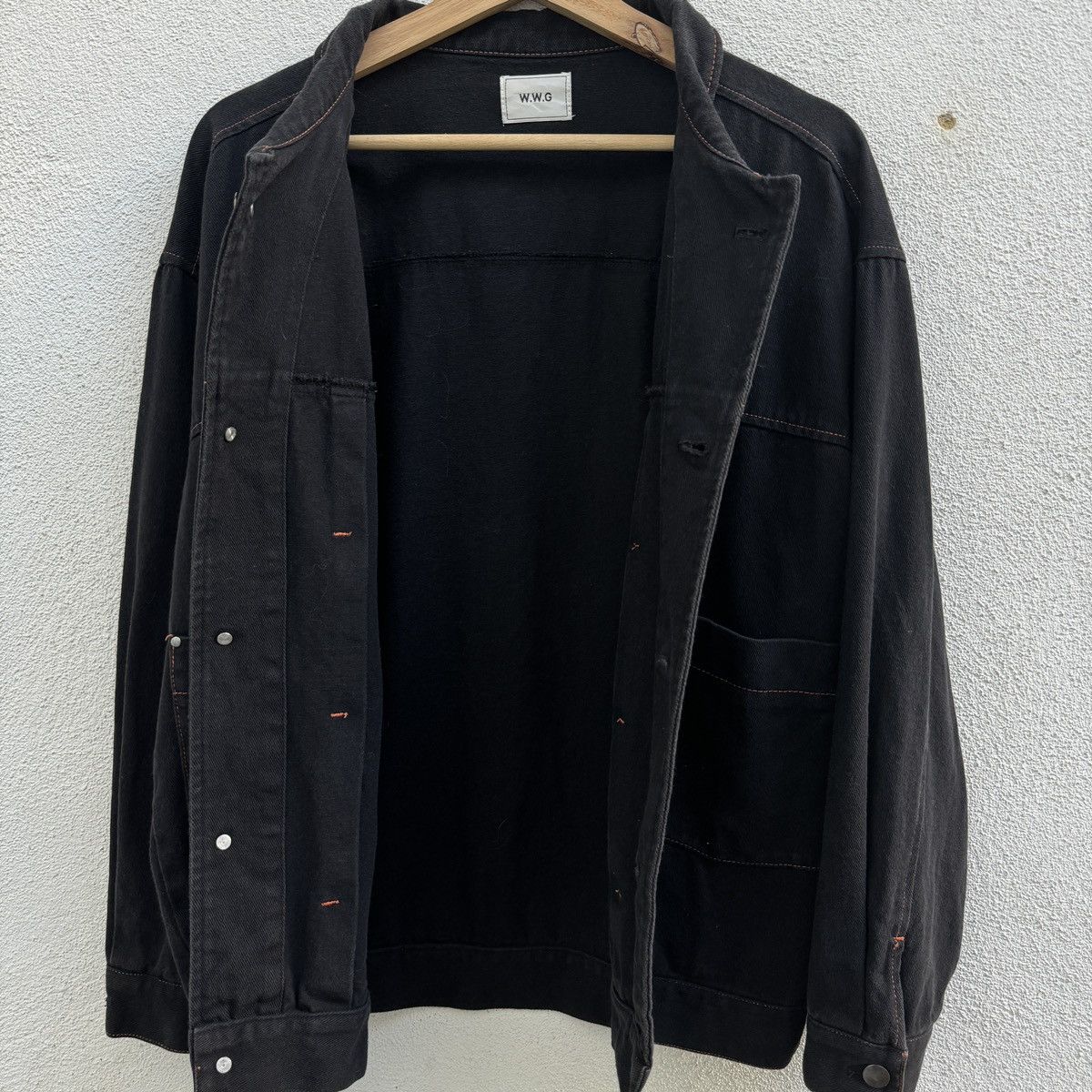 Japanese Brand W.W.G Button Up Denim Jacket Size US L / EU 52-54 / 3 - 7 Thumbnail